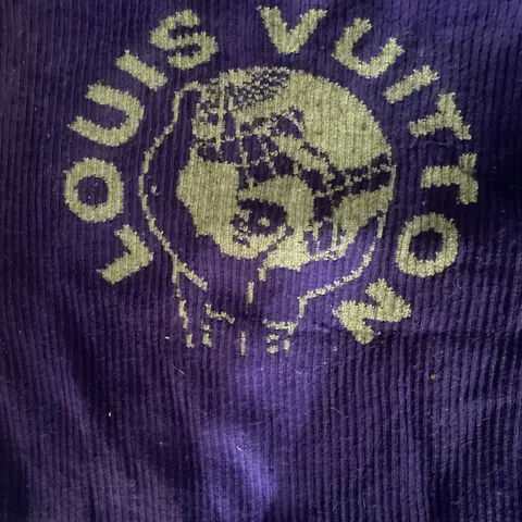 Фиолетовый мужской свитер Louis Vuitton